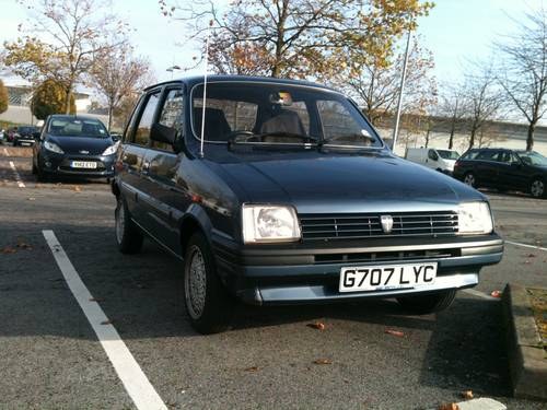 **OCTOBER AUCTION** 1989 Austin Metro 1.3GS *Low Miles* For Sale by Auction