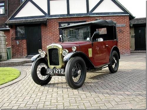 Austin 7 AD Tourer Convertible, 1929, Red In vendita