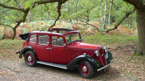 Austin 12/4 Ascot Cabriolet 1937 In vendita