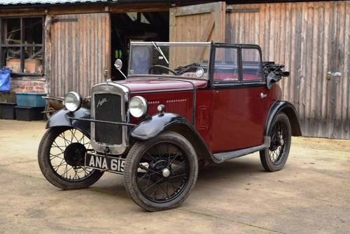 1933 Austin Seven Two-Seater Tourer For Sale by Auction