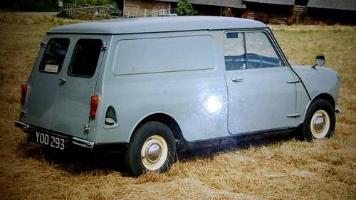 1961 Austin Mini Van Rear Seat Conv - 19,000 Miles For Sale