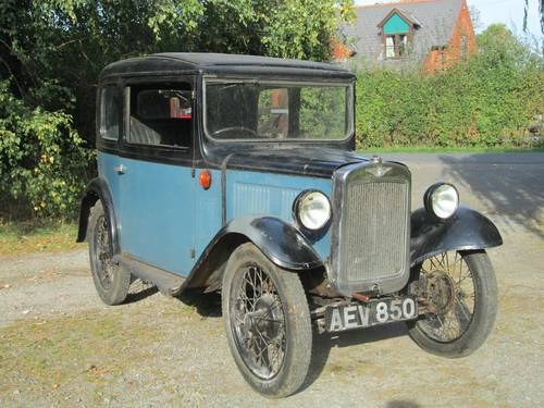 1933 Austin Seven. Beautifully patinated unrestored car SOLD