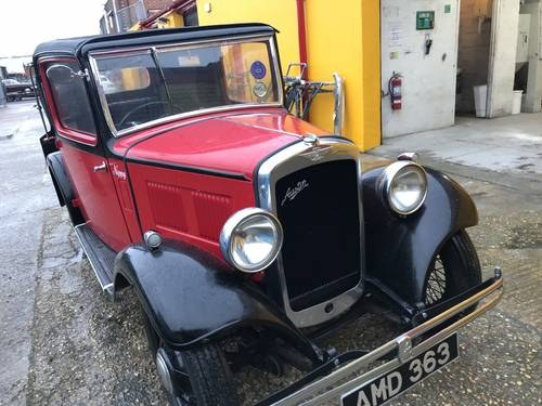 Extremely rare Austin 10 Cabriolet 1933  For Sale