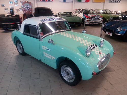 1965 Austin Healey Sprite FIA Historic rally/track car SOLD