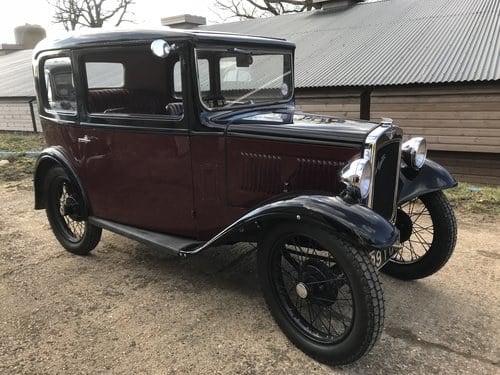 1932 Austin 7 RN Saloon -  for sale in Hampshire SOLD