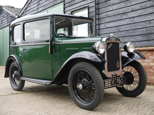 1933 AUSTIN 7 SALOON - CLOSE TO PERFECT RESTORED CAR !! VENDUTO