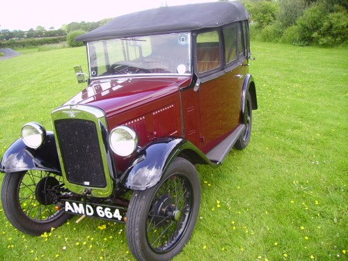 1933 Austin 7 tourer In vendita