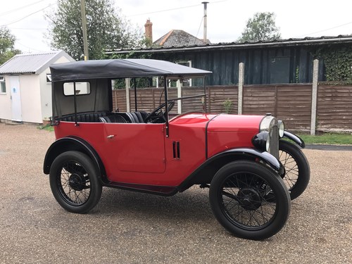 1929 Austin 7 Chummy, matching numbers, Sold SOLD