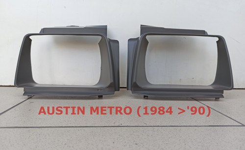 Austin Metro (1984 - '90) Grey Headlamp Bezels / Surrounds SOLD