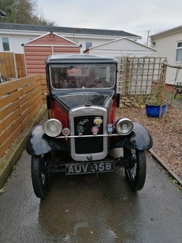 Austin 7 RP Saloon 1933 with sunroof For Sale For Sale