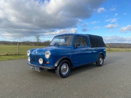 1972 Austin Mini Pick-Up in Blue For Sale