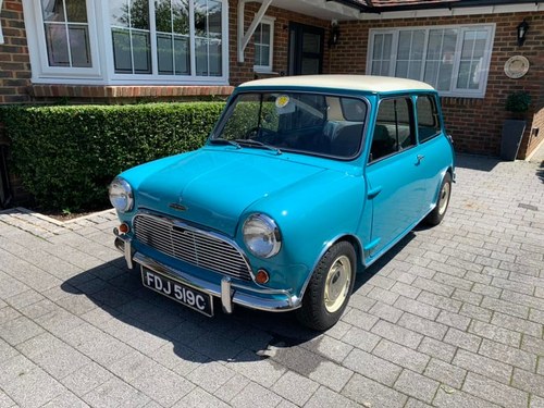 1965 Austin mini 970 cooper s surf blue For Sale