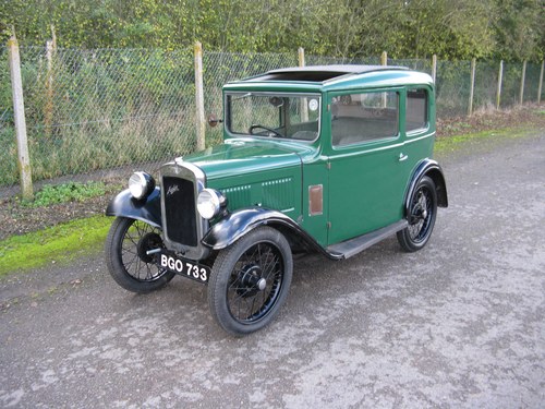 1933 Austin 7 RP Saloon, with sunroof. SOLD