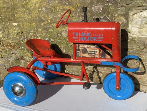 1956 Triang Pressed Steel Vintage 1950’s Pedal Tractor For Sale