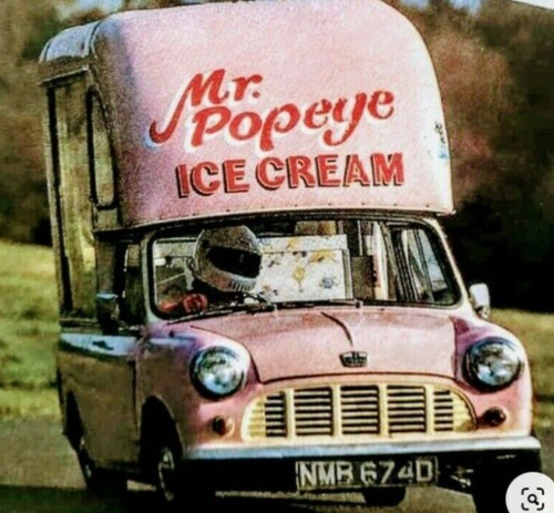 1966 Mini Ice Cream Van "Mr Pop-Eye" Austin Morris Pickup For Sale