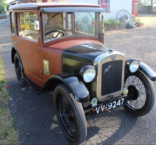 1929 Austin Seven Fabric Bodied Beautiful Charming SOLD