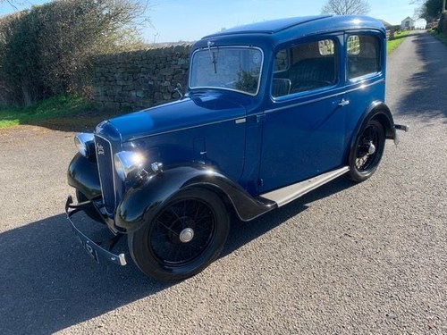 1938 Austin 7 ARR  Ruby Saloon With Sliding Sunshine Roof SOLD