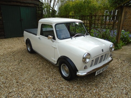 1982 X Austin Mini 998cc Pick-Up. En Venta