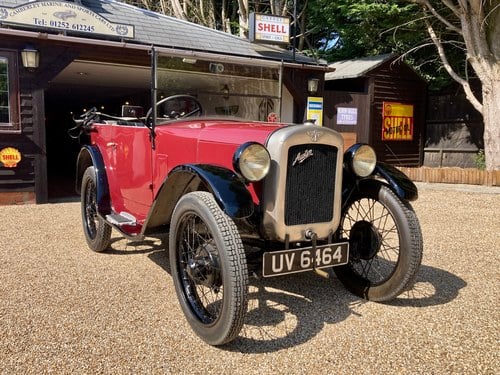 1929 AUSTIN SEVEN CHUMMY TOURER VERKOCHT
