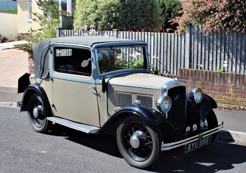 1934 AUSTIN 10 CABRIOLET - COMING TO AUCTION 23RD SEPTEMBER En Venta por Subasta