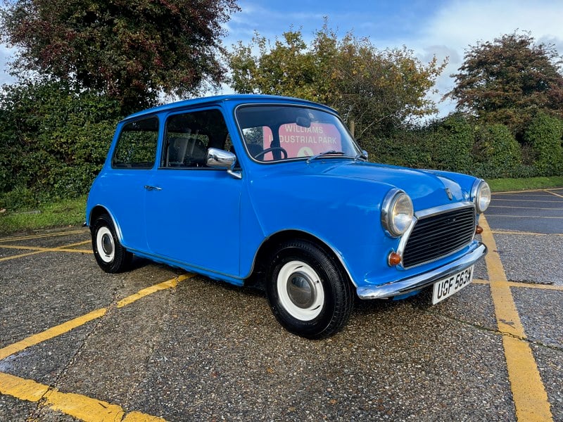 1980 Austin Mini City 850cc. Pageant Blue. Ready to enjoy.