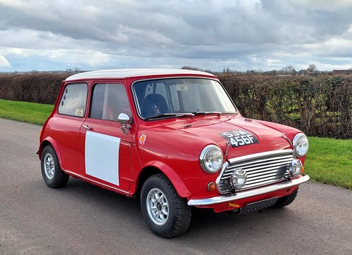 1968 Austin Mini MkII Historic Rally Car, ex-Will Dick VERKAUFT