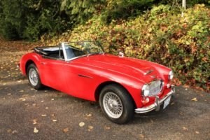 1966 Austin Healey 3000 MK III BJ 8 = LHD Solid Red Driver $59.9k For Sale