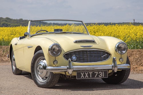 1959 Austin Healey 3000 MkI | Rare Primrose Yellow, UK RHD VENDUTO