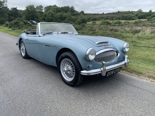 Austin Healey 3000 BJ7 MK11 1963 UK Matching Numbers For Sale