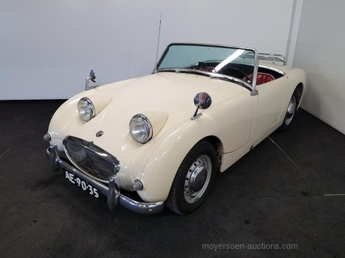 Austin Healey Frogeye wit 1961  For Sale by Auction