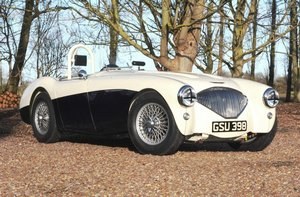 1954 Immaculate Healey 100 Race Car. Rebuilt With New Chassis. VENDUTO