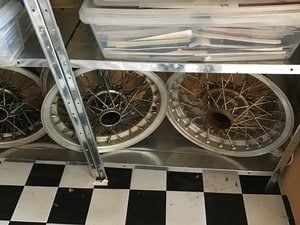 1955 MASERATI GENUINE 250F BORRANI WIRE WHEEL COLLECTORS ITEM Kaufen Bei