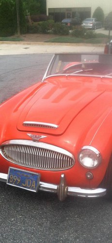1959 For sale Austin Healey with a V8 Ford engine fitted.   SOLD