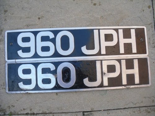 960JPH Number Plate In vendita