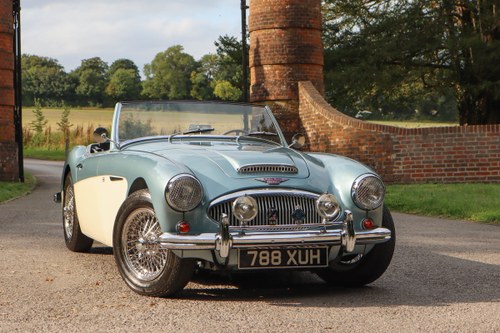 1961 Austin Healey 3000 MkII Tri-Carb, 2,500 miles since resto SOLD
