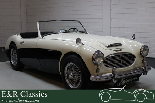 Austin Healey 100-6 restored white and black 1956 For Sale