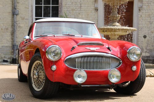 1962 Austin Healey 3000 MKII in Colorado Red w. Red Trim SOLD