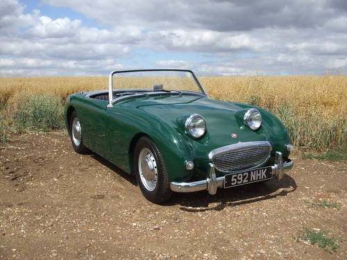 FROGEYE SPRITE ORIG 1959 UK CAR LAST OWNER 46 YEARS In vendita