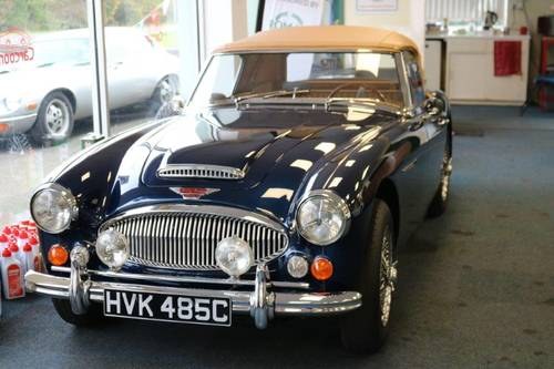 1965 Austin Healey 3000 BJ8. Fantastic colour combination. VERKAUFT