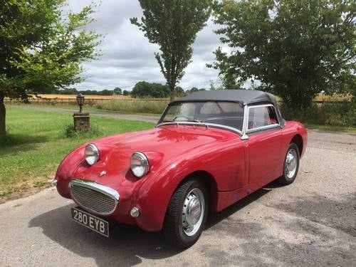 1959 Austin Healey 'Frogeye' Sprite for Sale in Hampshire.. VERKOCHT