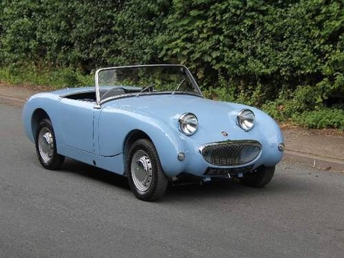 1959 Austin Healey Frogeye, 750 miles since Nut and Bolt rebuild VERKAUFT