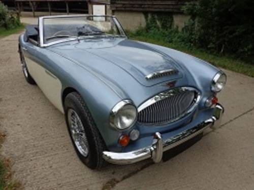 1967 AUSTIN HEALEY 3000 MK 3 PH 2 IN HEALEY BLUE OVER IVORY  For Sale