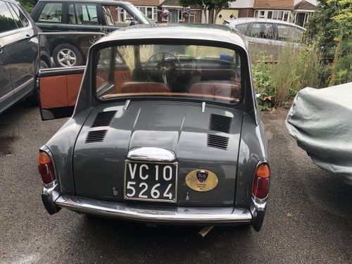 1965 rare round dial model Autobianchi Bianchina For Sale