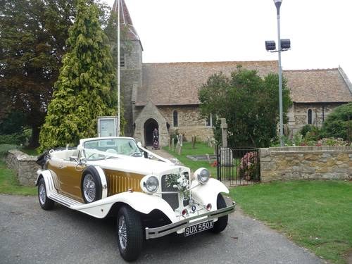 1982 BEAUFORD IVORY AND CREAM OPEN TOP TOURER SOLD