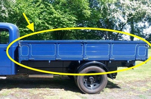 1947 Bedford M Type Flat Bed Back For Sale