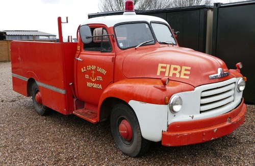 1955 Bedford TA fire tender, 3,519 cc. For Sale by Auction