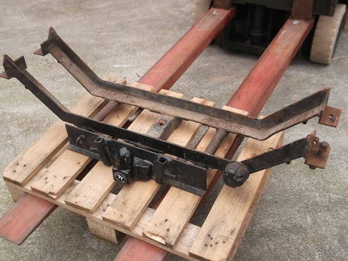 1966 Bedford CA TELESCOPIC TOW BAR & CYCLE RACK SOLD