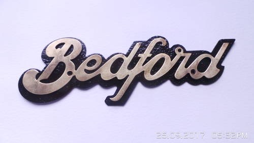 bedford  badge 1930s approx SOLD