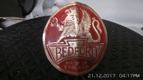 Bedford lorry badge For Sale