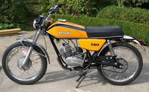 1975 Benelli T 50 49 cc 5 speed motorcycle SOLD